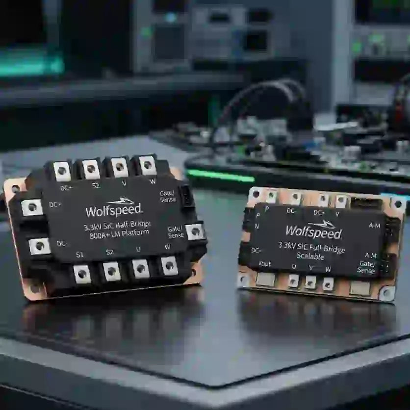 Wolfspeed Introduces New Three Point Three Kilovolt Silicon Carbide Power Modules