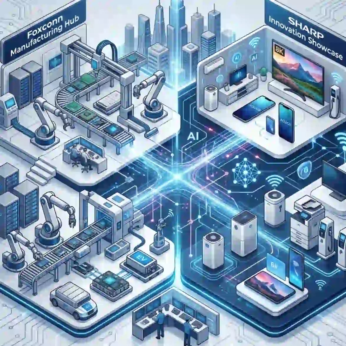 Foxconn and Sharp Join Forces on AI and Next-Gen Tech