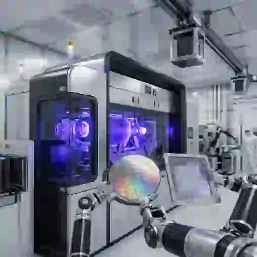 EUV lithography machine in semiconductor manufacturing highlighting DRAM investment