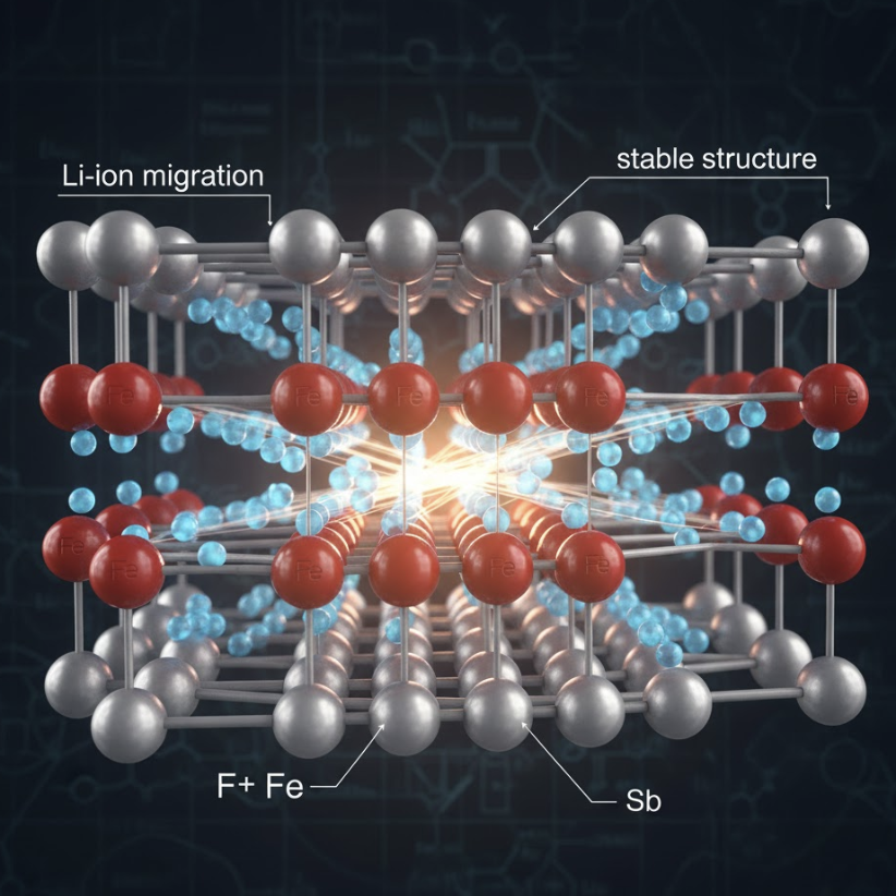 Developing High-Performance Lithium-Ion Batteries Using Low-Cost Iron: the Breakthrough of Li4FeSbO6