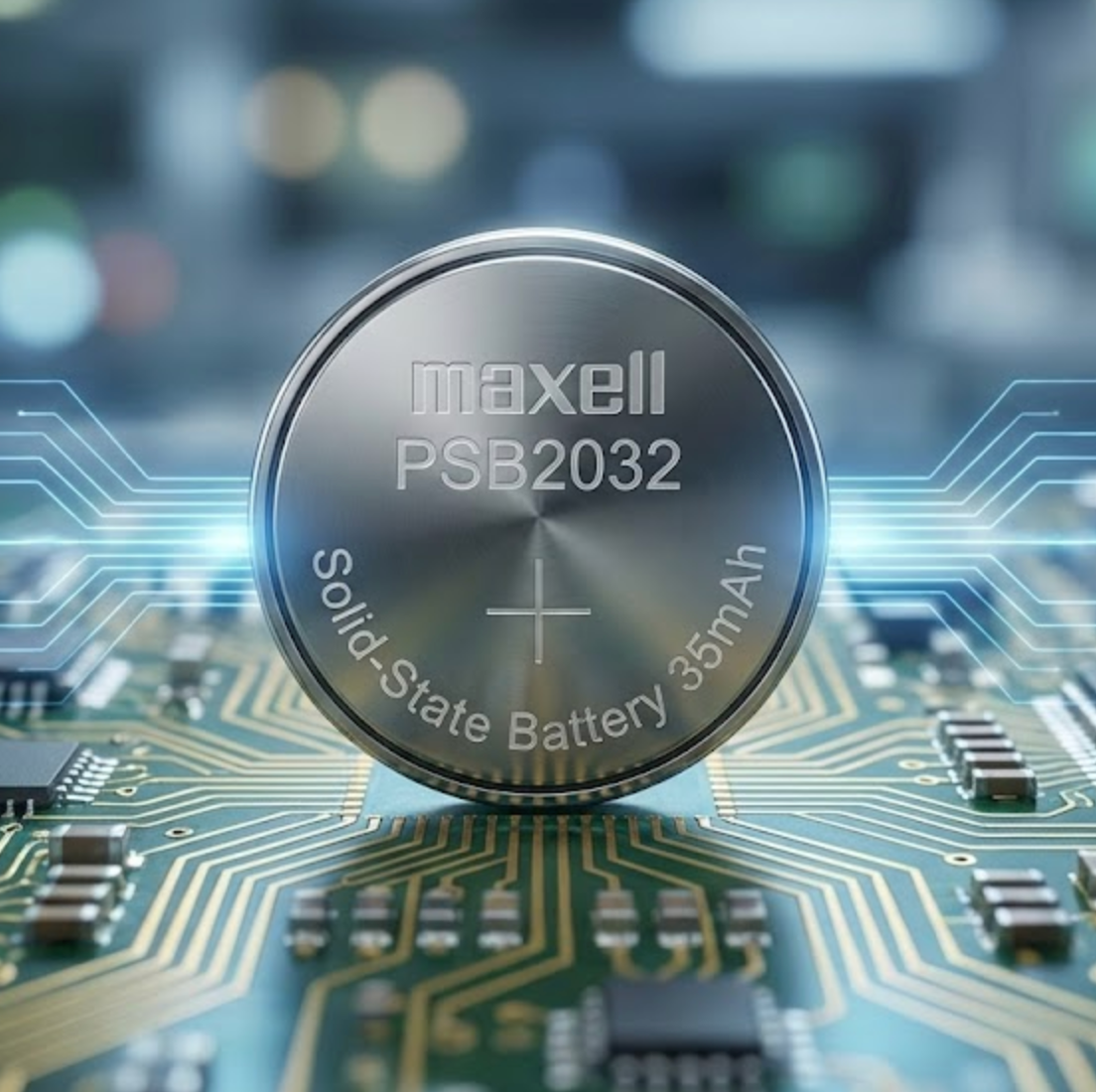Maxell Breaks Barriers: New PSB2032 Solid-State Battery Delivers 4x Capacity for IoT
