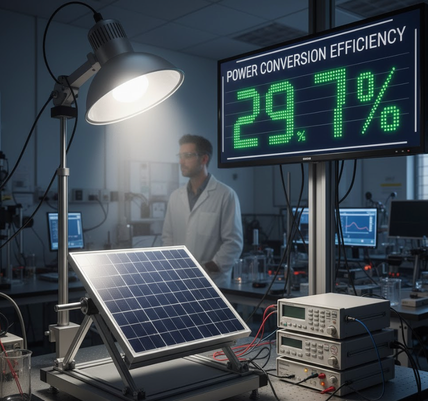 AIST’s Smart Stack Technology Achieves Record 29.3% Efficiency in Large-Area Group Three-Five/Copper Indium Gallium Selenide Tandem Photovoltaic Cells