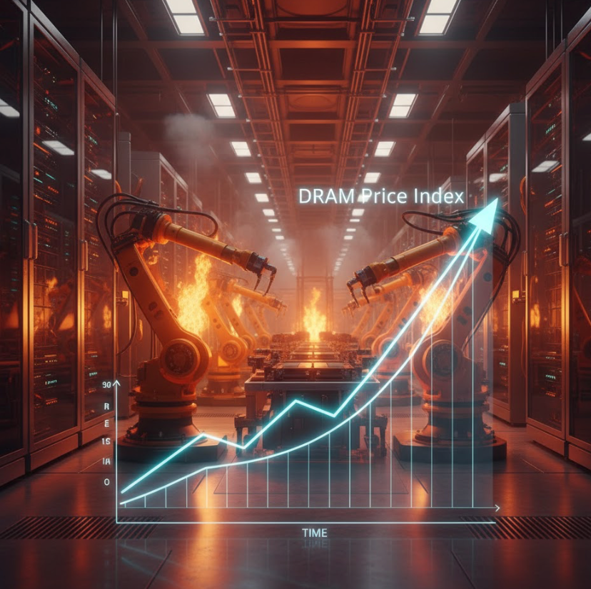 Global DRAM Prices Soar: Q4 2025 Forecast Revised to 23 Percent Increase