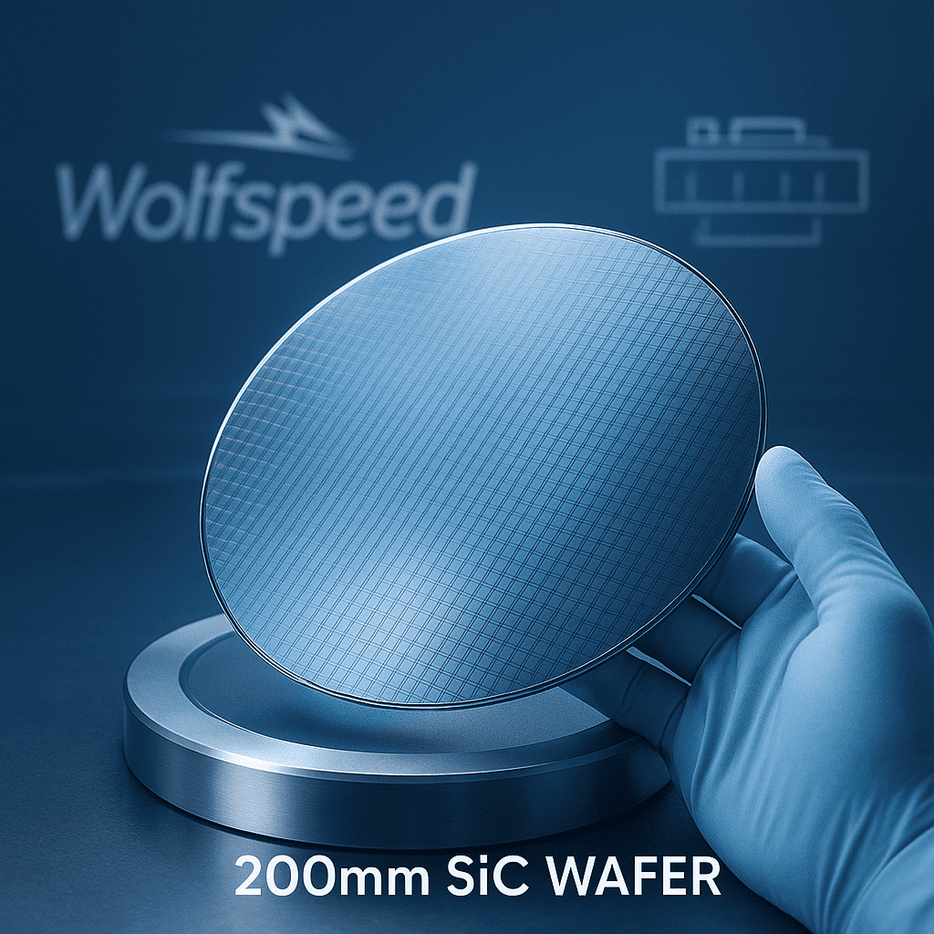 Wolfspeed Officially Launches External Sales of 200mm SiC Wafers