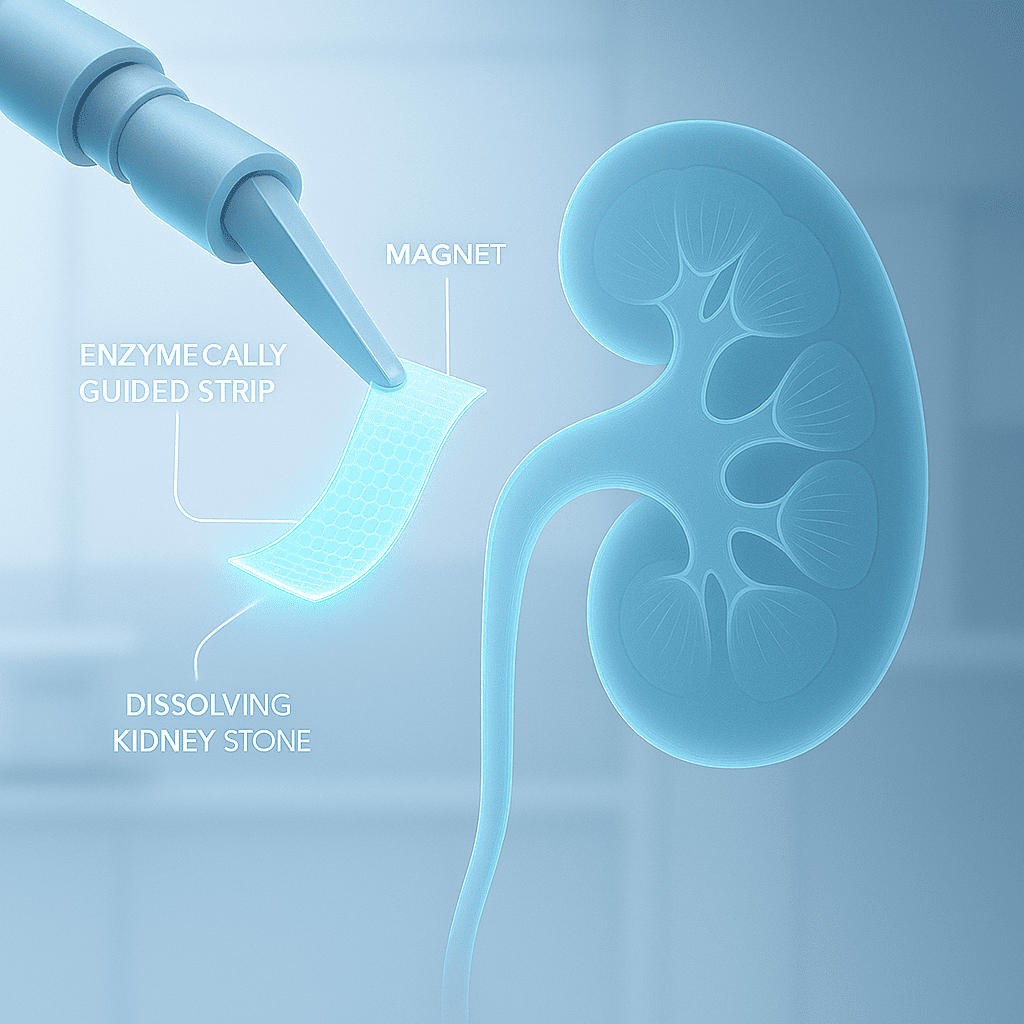 Tiny Robots, Big Relief: University of Waterloo Pioneers New Method for Dissolving Kidney Stones