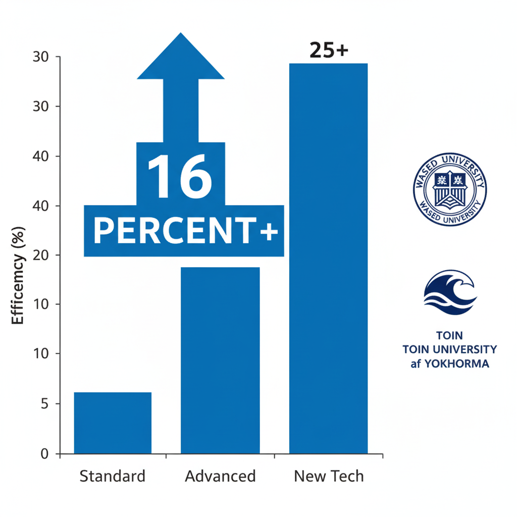 Harnessing the Invisible: Waseda and Toin Develop Up-conversion Perovskite Solar Cell Utilizing Near-Infrared Light