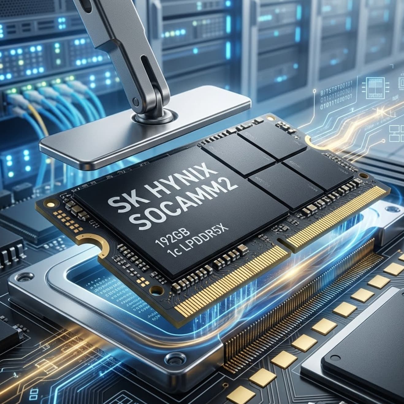 SK hynix Mass Produces World First 1c LPDDR5X Based SOCAMM2 for AI Servers