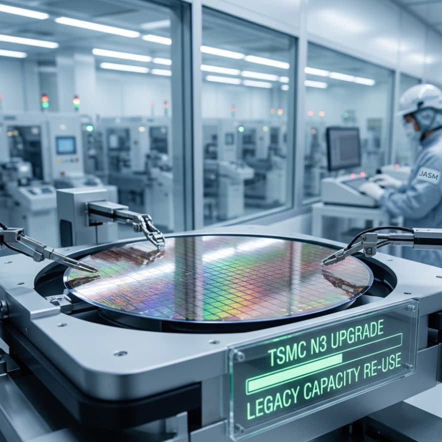 TSMC Accelerates Node Conversion as Competitors Reap Mature Node Influx