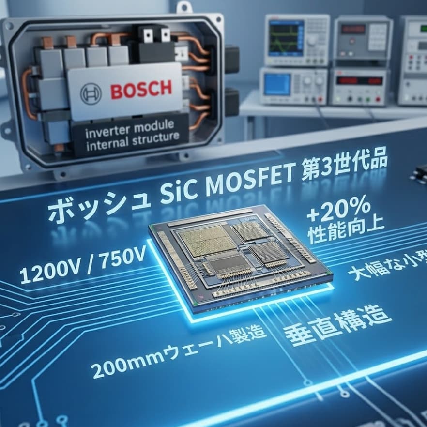 Bosch Launches Third Generation Silicon Carbide Chips