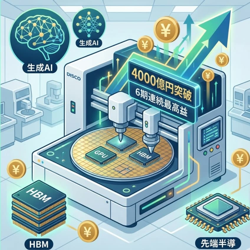 DISCO Achieves Record Revenues Driven by Generative AI and High Bandwidth Memory Demand