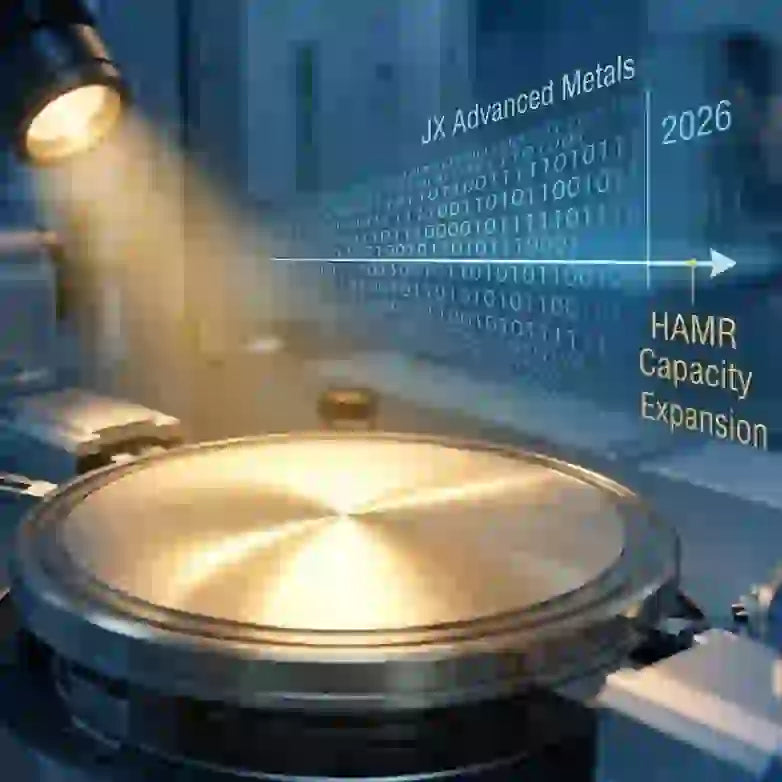 JX Advanced Metals Expands Sputtering Target Capacity to Meet Growing HD Market