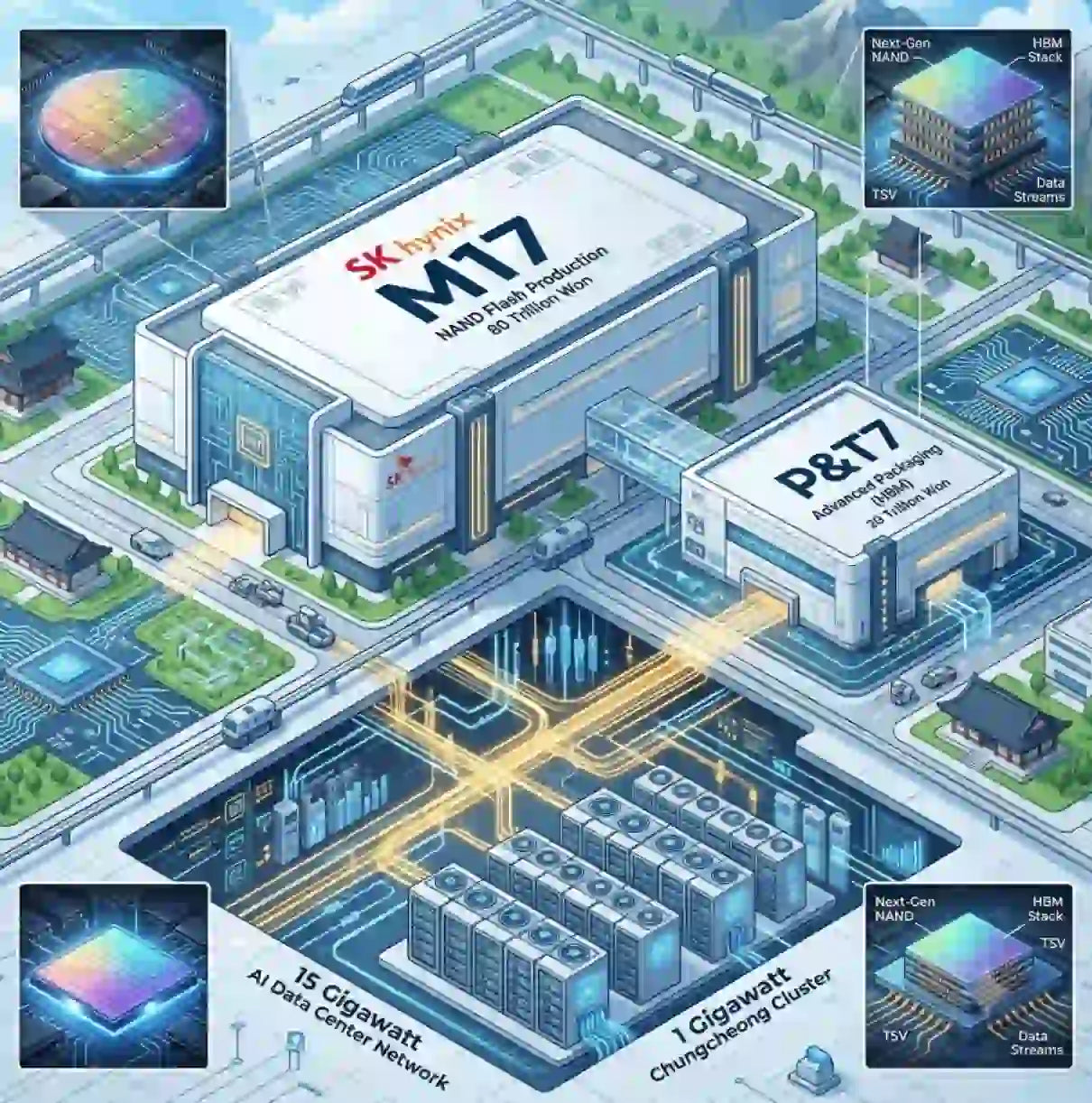 SK hynix Accelerates AI Supercycle with Massive 100 Trillion Won NAND and Advanced Packaging Investment in Cheongju
