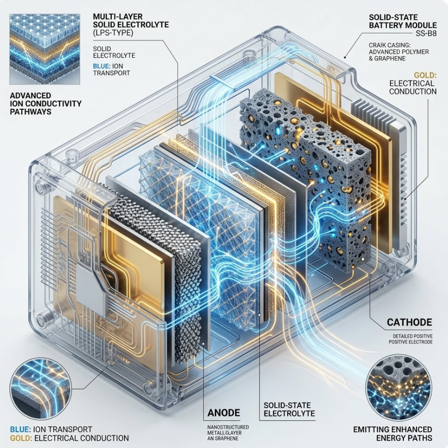 Solid-State Battery Market Forecasted to Expand Fifty-Eight Fold by 2034