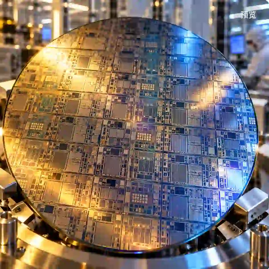 Silicon carbide JFET fabrication showing a six-inch wafer in production at Kyoto University.