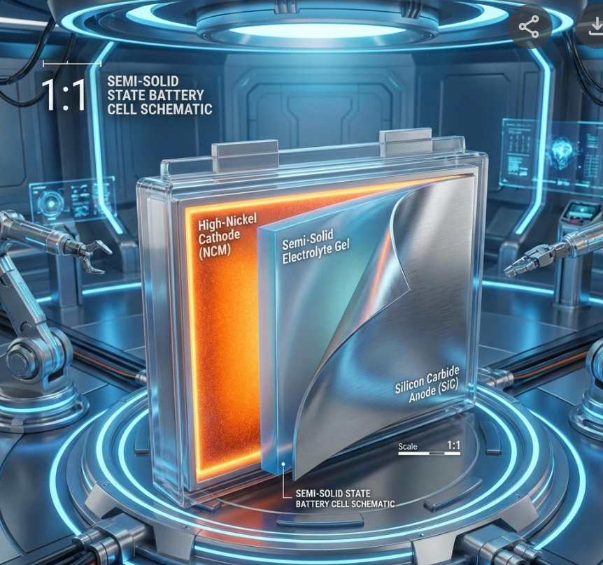 Lishen Battery to Mass Produce Semi-Solid State Batteries with Silicon Carbide Anode