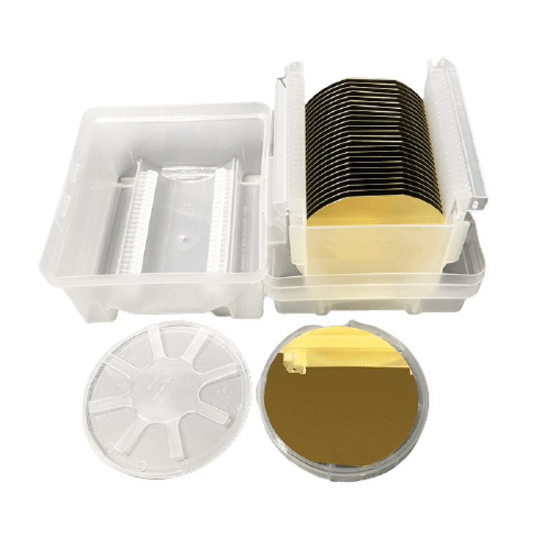Silicon wafer 4inch N Type(111) 6~12Ω Silver Layer 100nm Semiconductor Substrate - Soka Technology