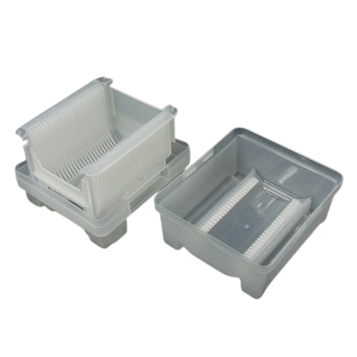 Wafer Case 2 4 6inch 25 Slots wafer Cassette Carrying Tray for Silicon Sapphire SiC Substrate Storage