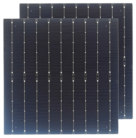 Solar Cell P Type 182.2x182.2mm Right angle Mon Stalline Substrate - Soka Technology