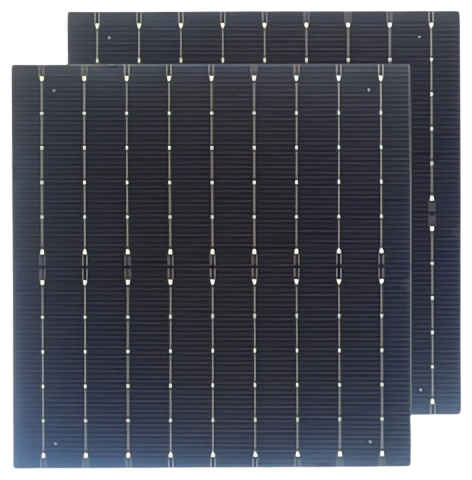 Solar Cell P/N Type 210x210mm Right angle Mono Stalline Substrate