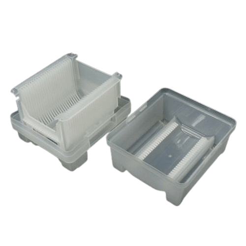 Wafer Case 2 4 6inch 25 Slots wafer Cassette Carrying Tray for Silicon Sapphire SiC Substrate Storage - Soka Technology